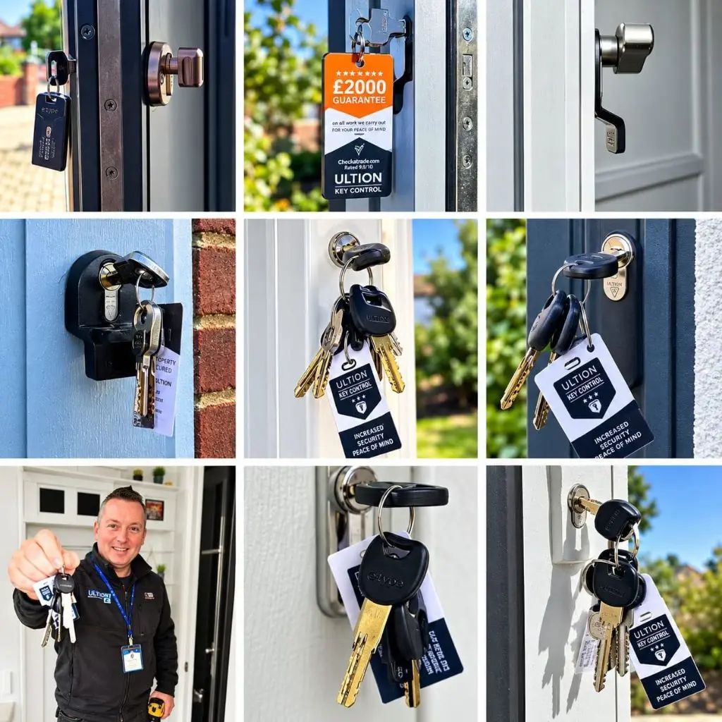 UPVC door lock replacement with Ultion cylinder by Manuel the Locksmith