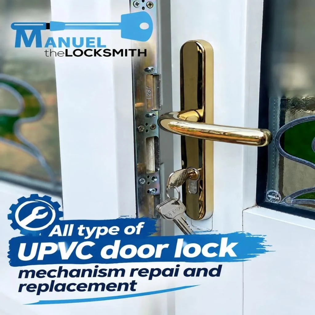 UPVC door repair and lock replacement by Manuel the Locksmith